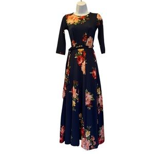 Floral Maxi Dress from KWM in size Small-Petite